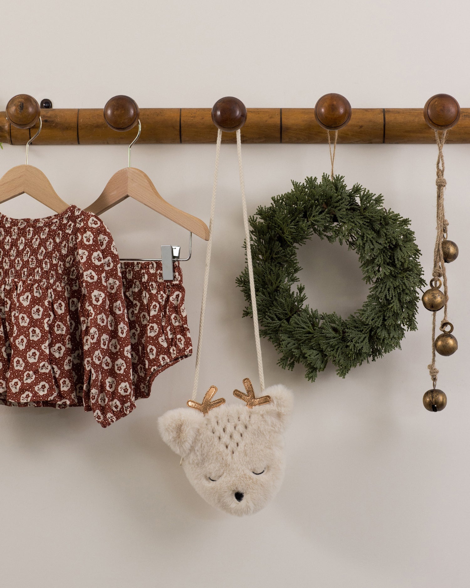 Rylee + Cru Deer Purse - Oat