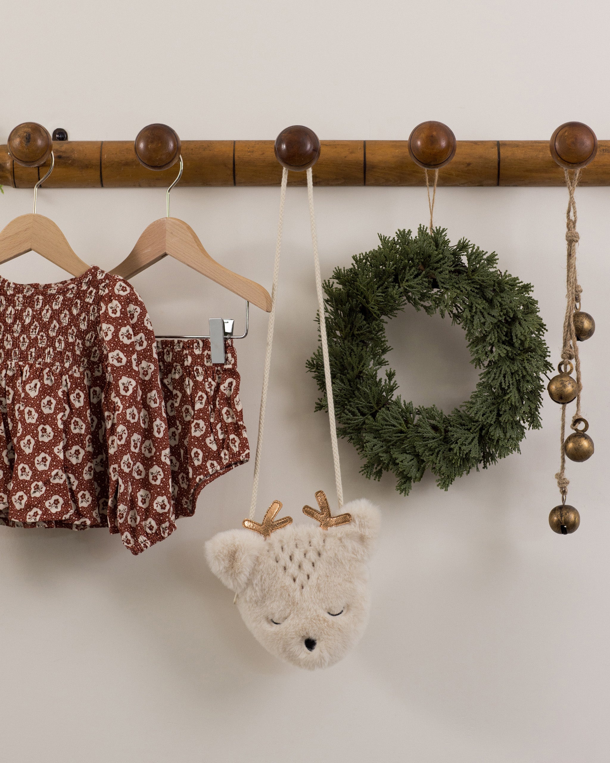 Rylee + Cru Deer Purse - Oat