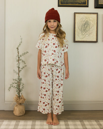 Rylee + Cru Ruthie Set - Holiday Floral