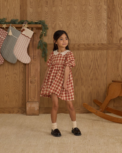Rylee + Cru Heidi Dress - Red Plaid