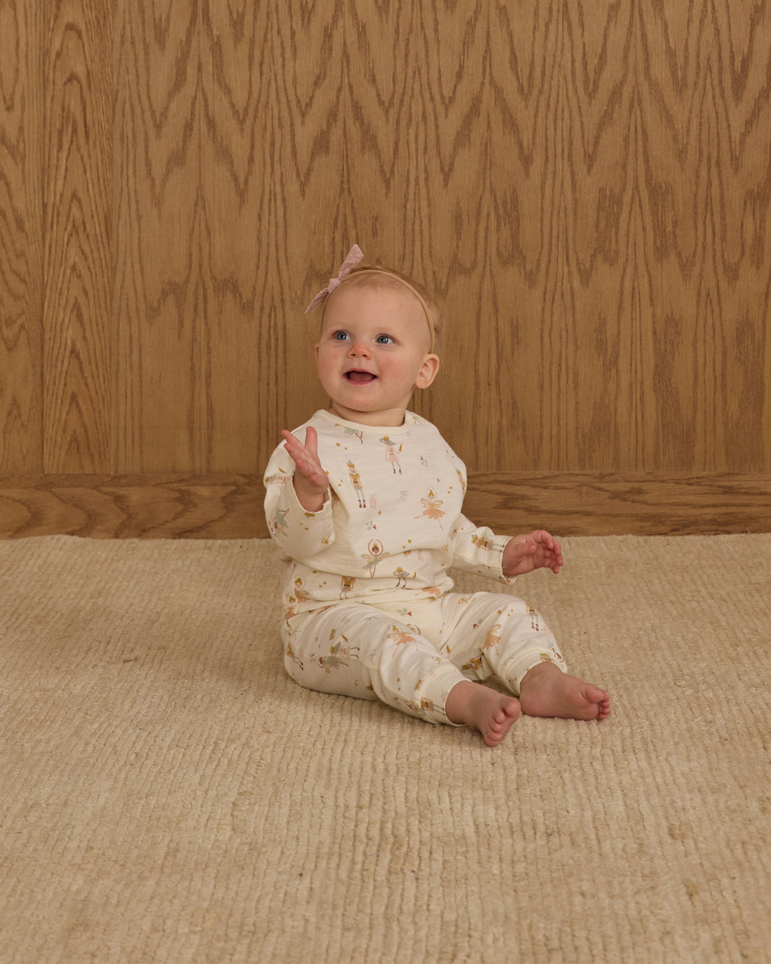 Rylee + Cru Long Sleeve Tee + Pant Set - Nutcracker