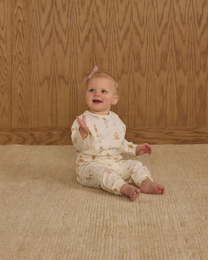 Rylee + Cru Long Sleeve Tee + Pant Set - Nutcracker