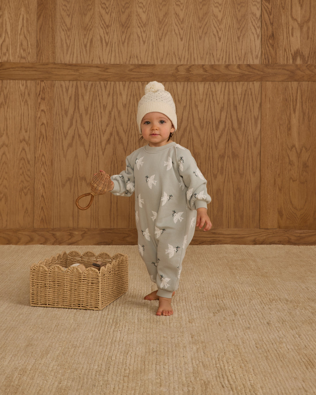 Rylee + Cru Raglan Jumpsuit - Doves