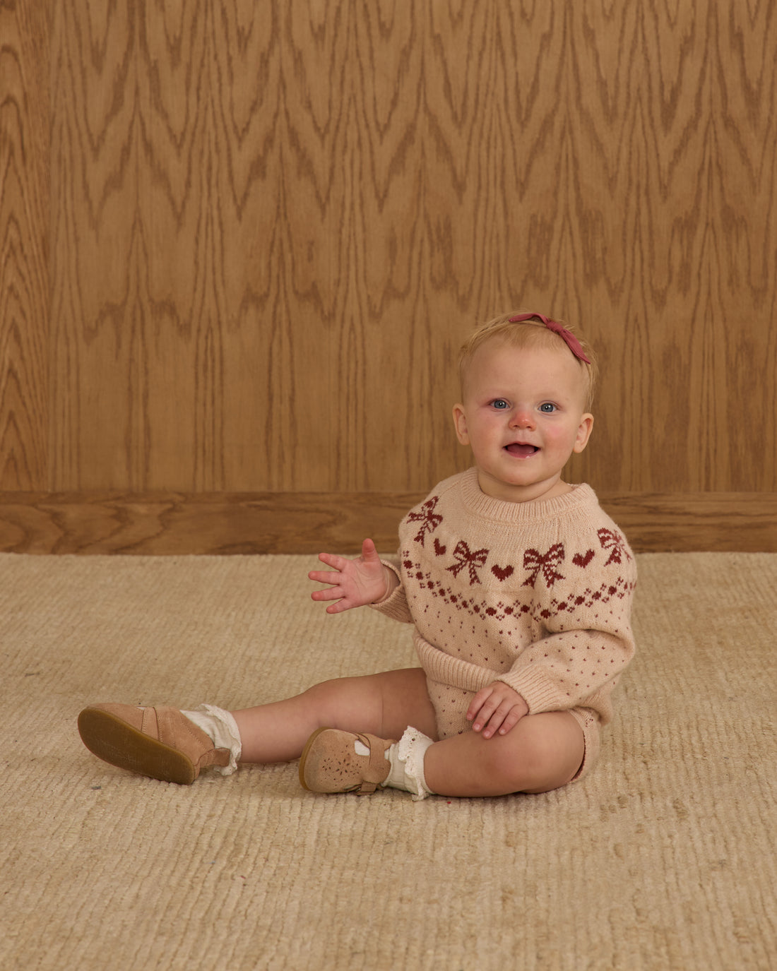 Rylee + Cru Fair Isle Sweater - Bows