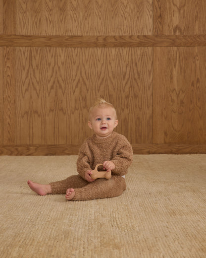 Rylee + Cru Knit Pant - Toffee Boucle