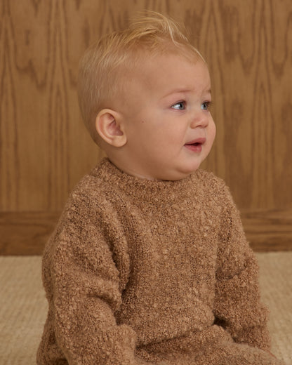 Rylee + Cru Aspen Sweater - Toffee Boucle
