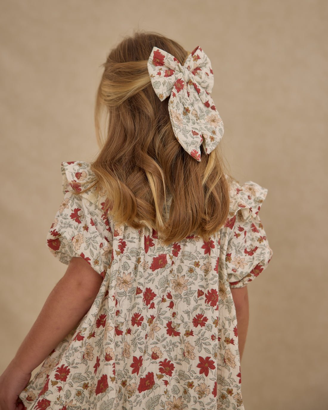 Rylee + Cru Oversized Bow - Holiday Floral