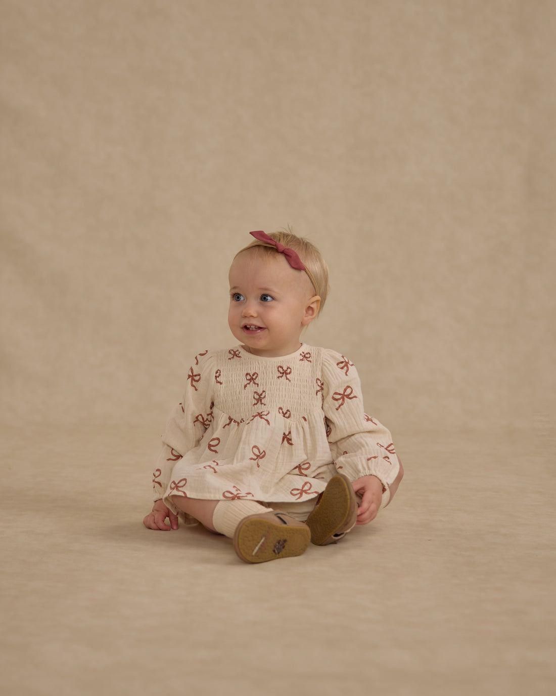 Rylee + Cru Little Knot Headband - Ruby