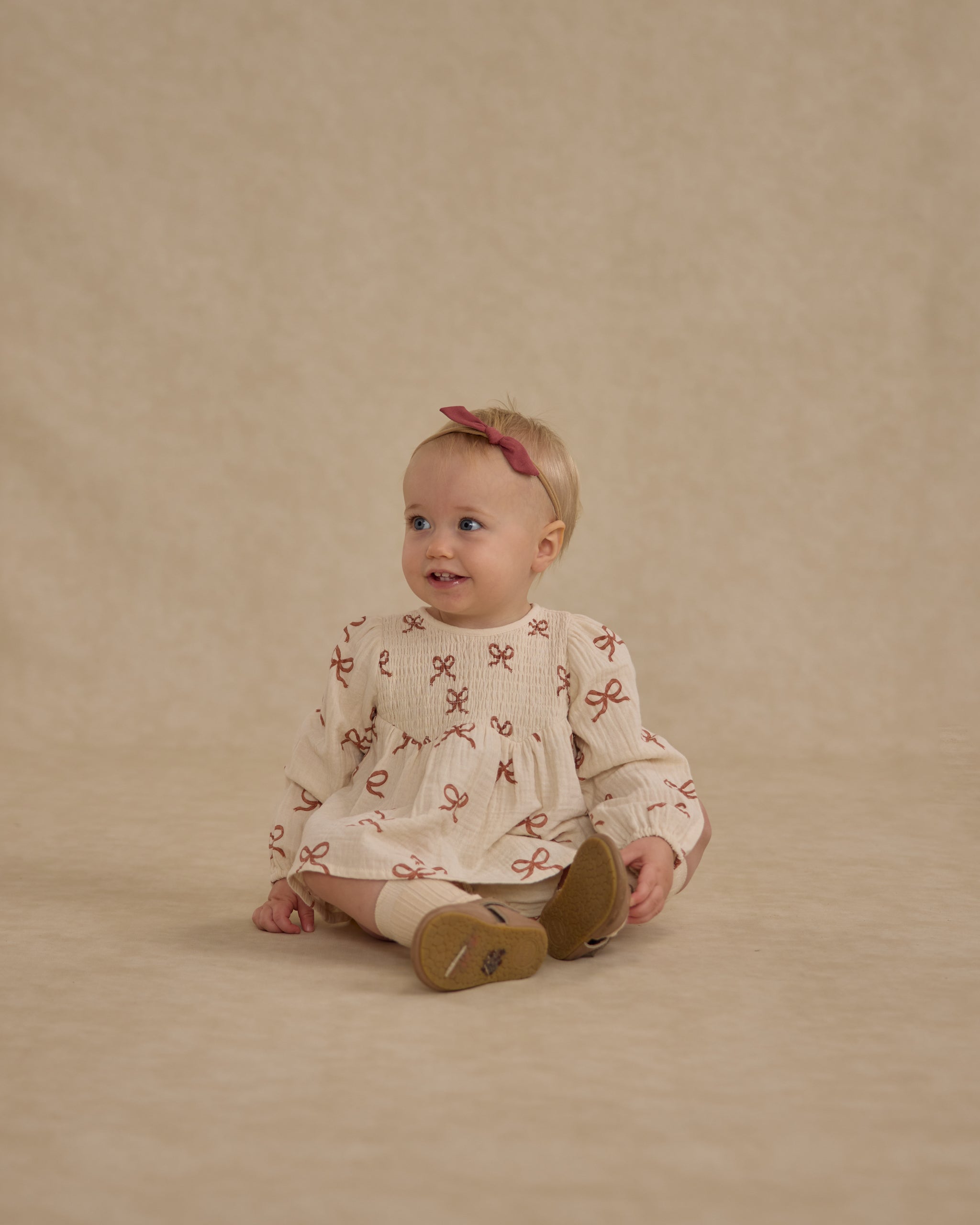 Rylee + Cru Little Knot Headband - Ruby