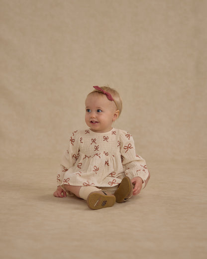 Rylee + Cru Little Knot Headband - Ruby