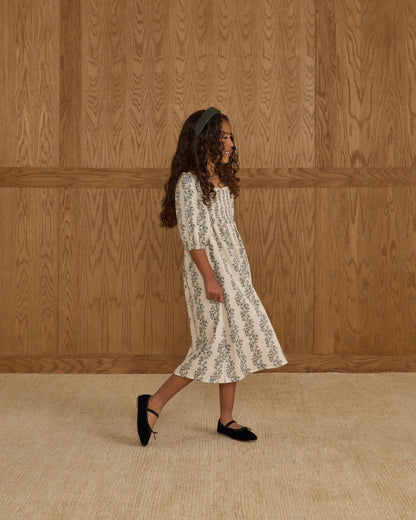 Rylee + Cru Della Dress - Green Vines