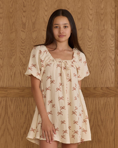 Rylee + Cru Teen Sabrina Mini Dress - Ruby Bows