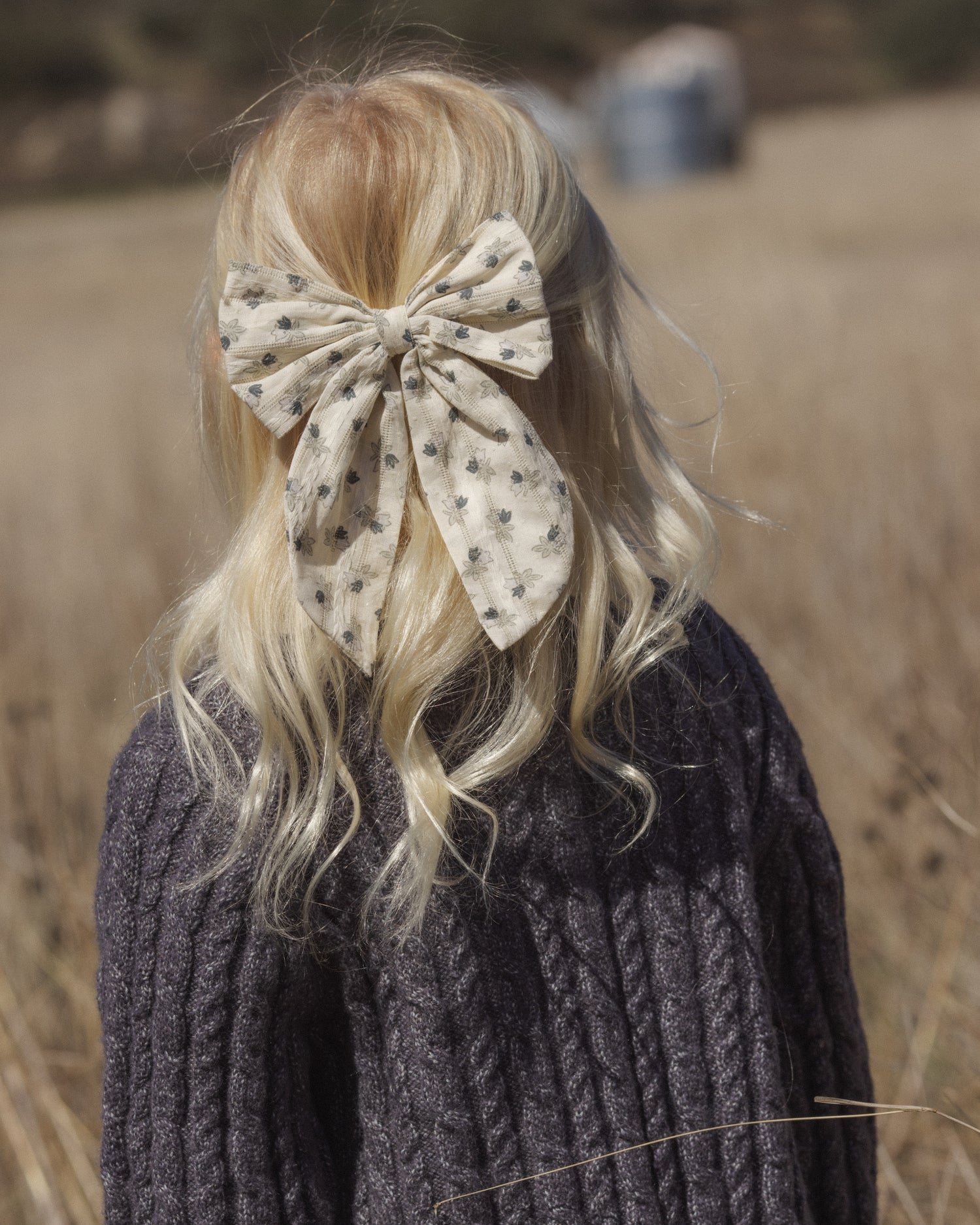 Rylee + Cru Oversized Bow - Vintage Fleur