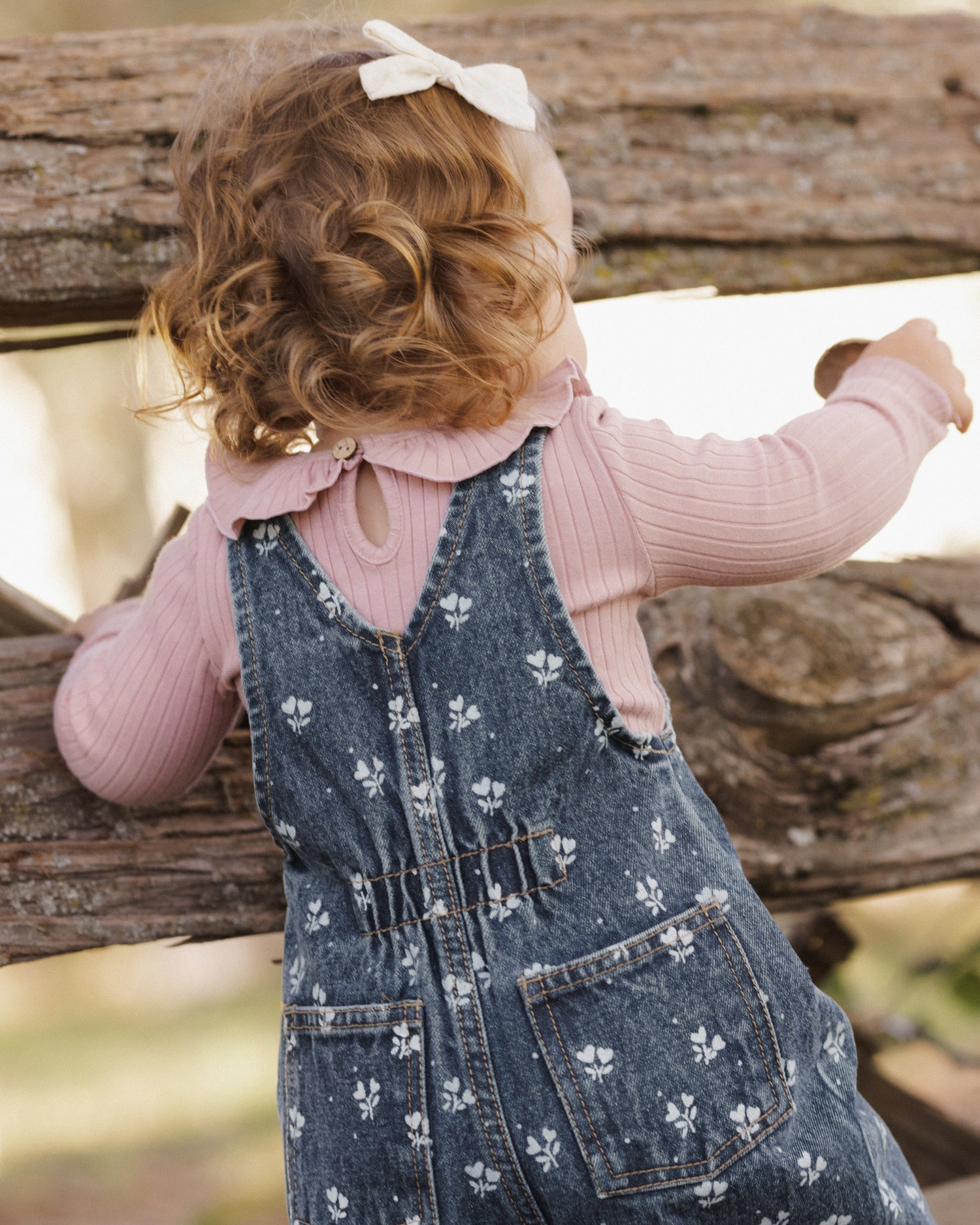 Rylee + Cru Vintage Overall - Heart Ditsy