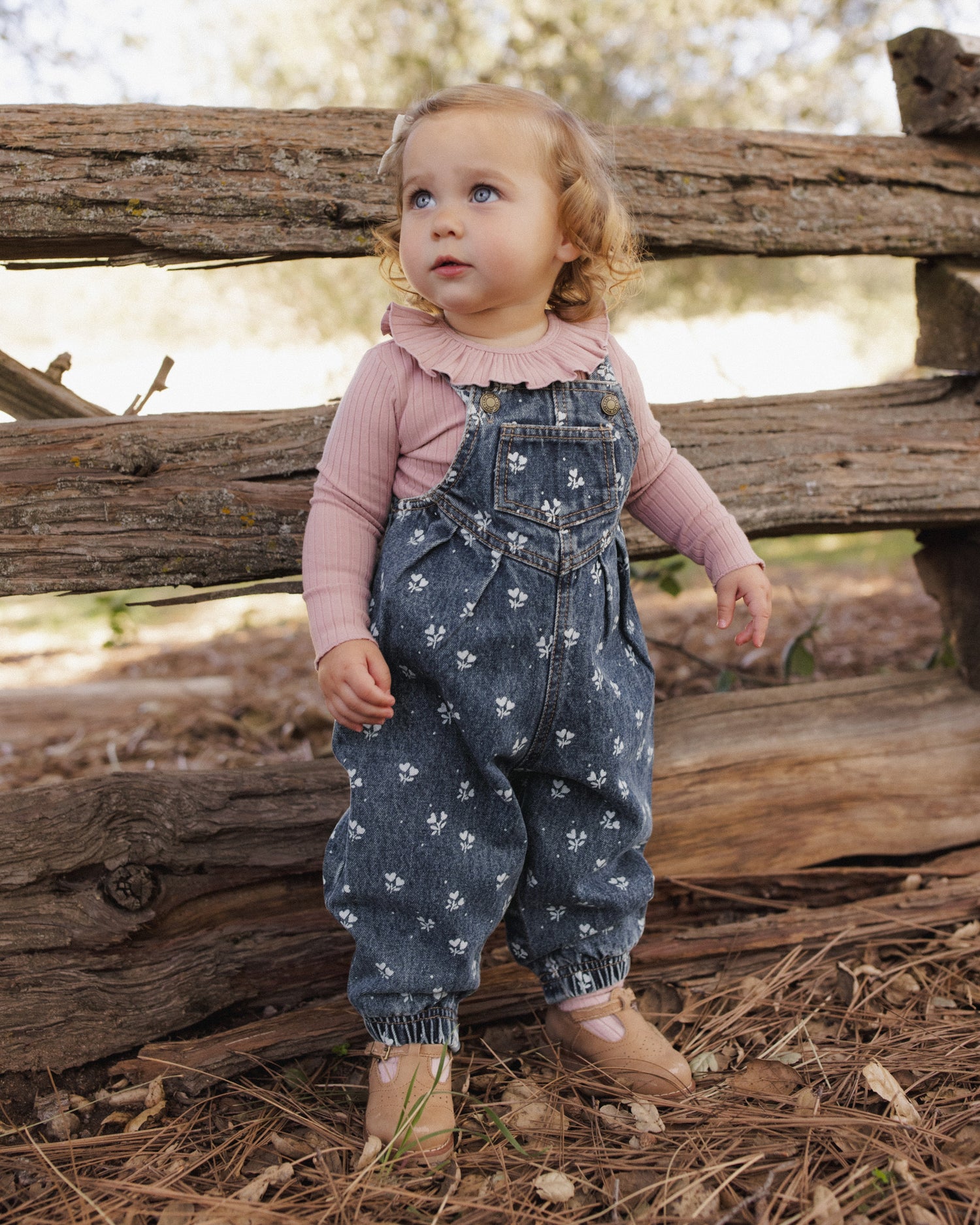 Rylee + Cru Vintage Overall - Heart Ditsy