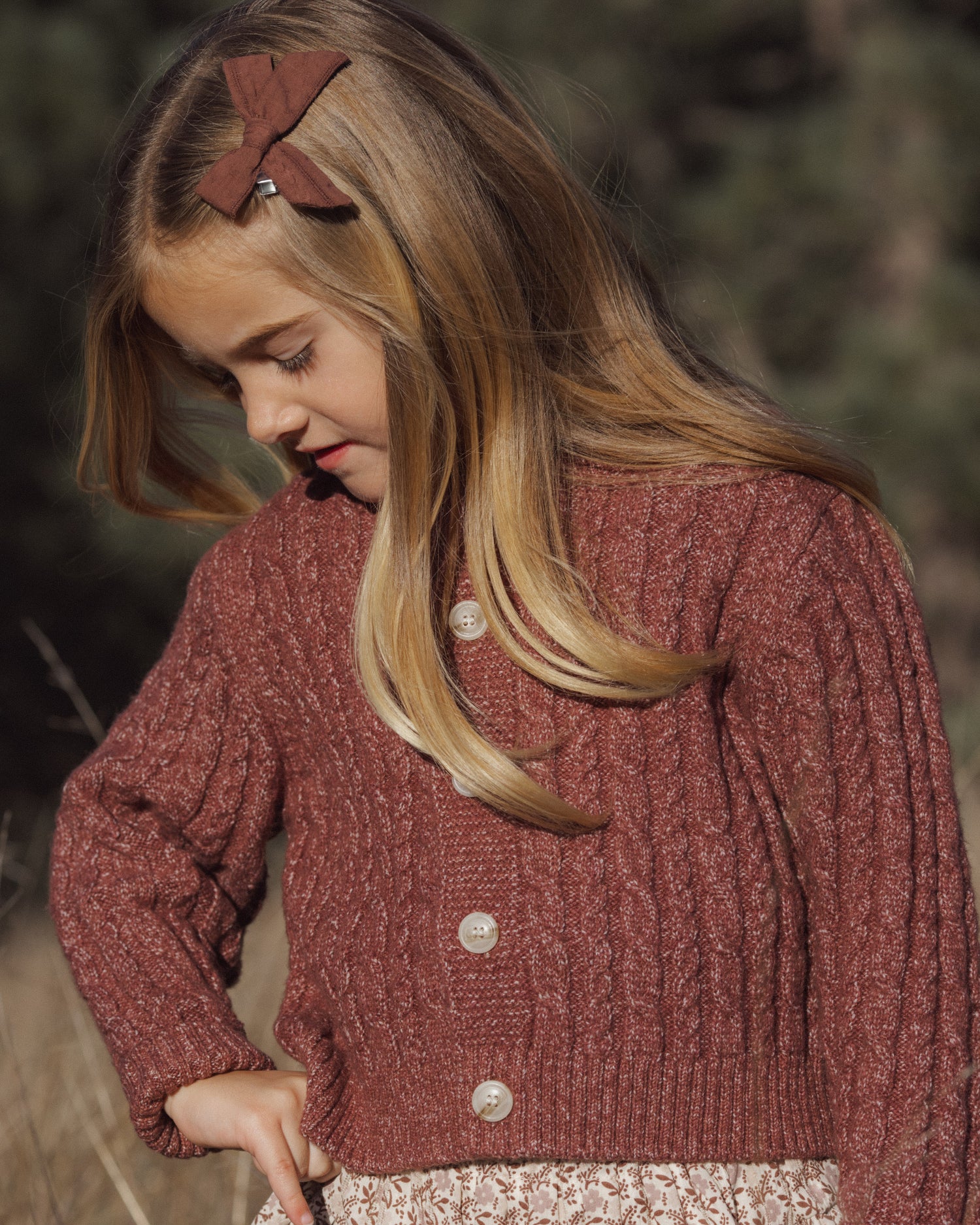 Rylee + Cru Bows, Set Of 2 - Mulberry