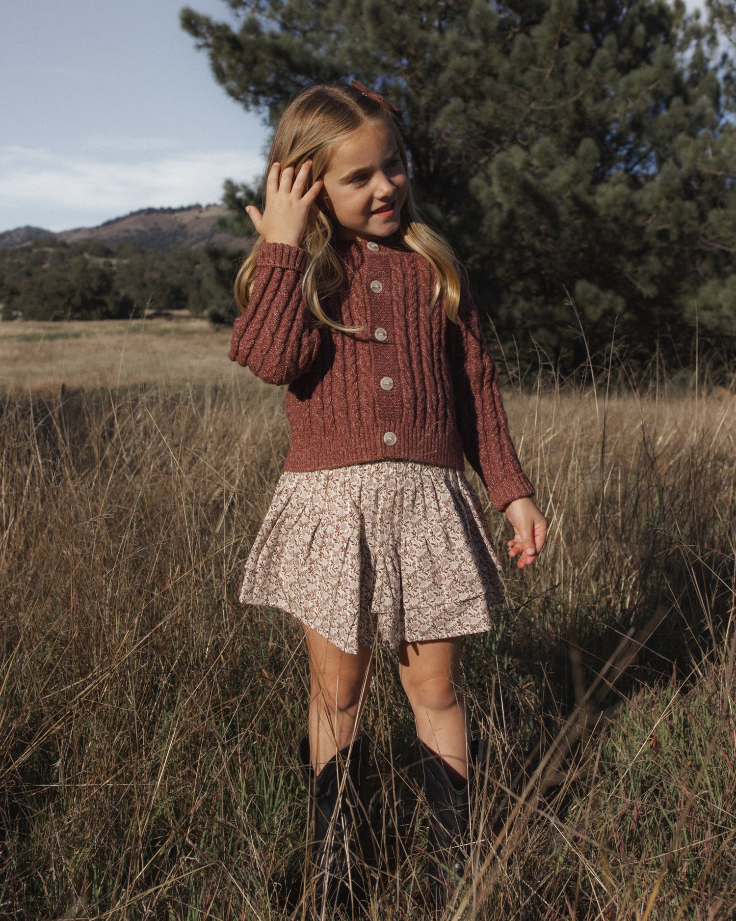 Rylee + Cru Cheyenne Cardigan - Mulberry
