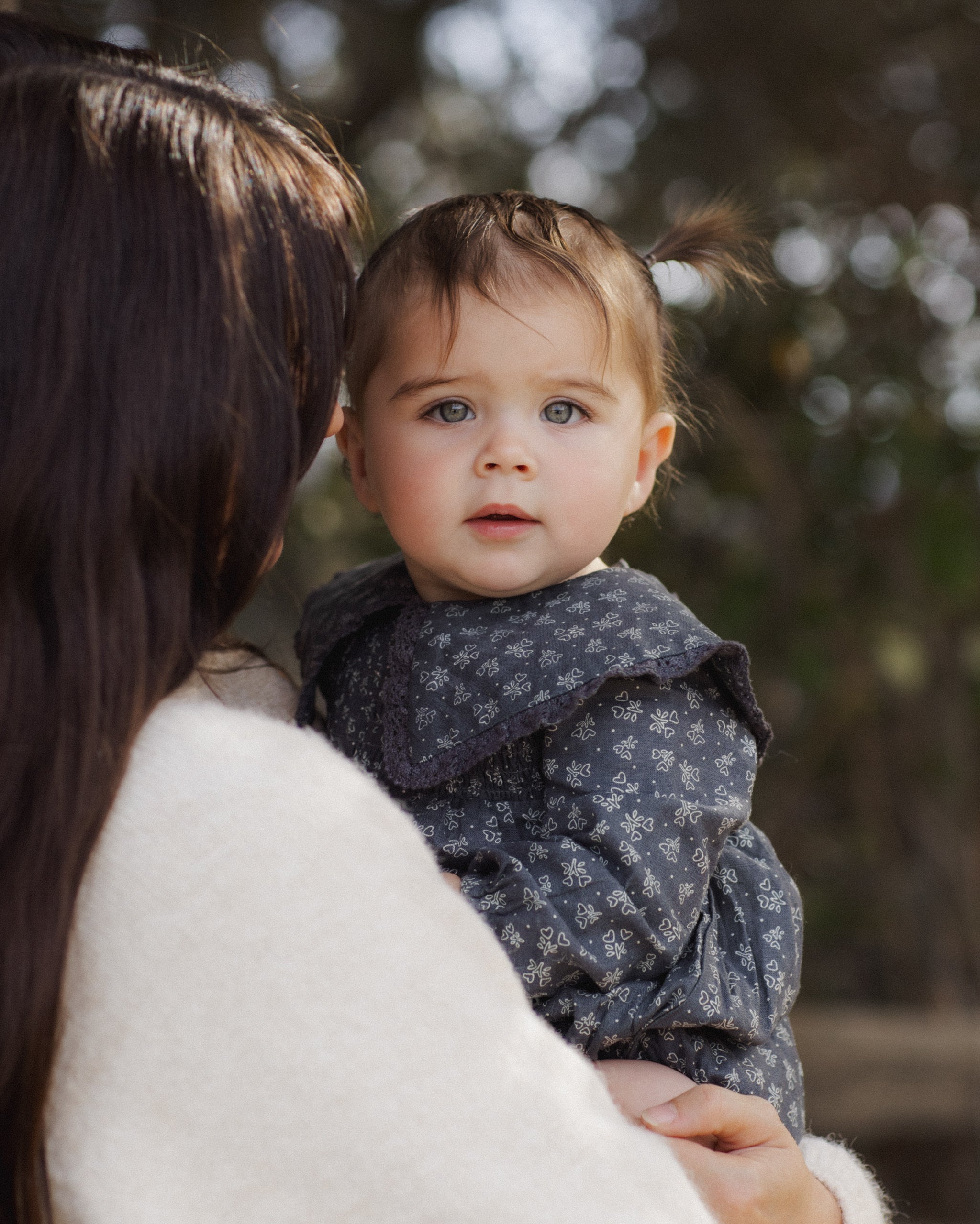 Rylee + Cru Fern Romper - Heart Ditsy