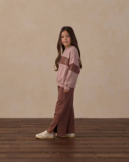 Rylee + Cru Play X Play Hailey Sweatpant - Mulberry