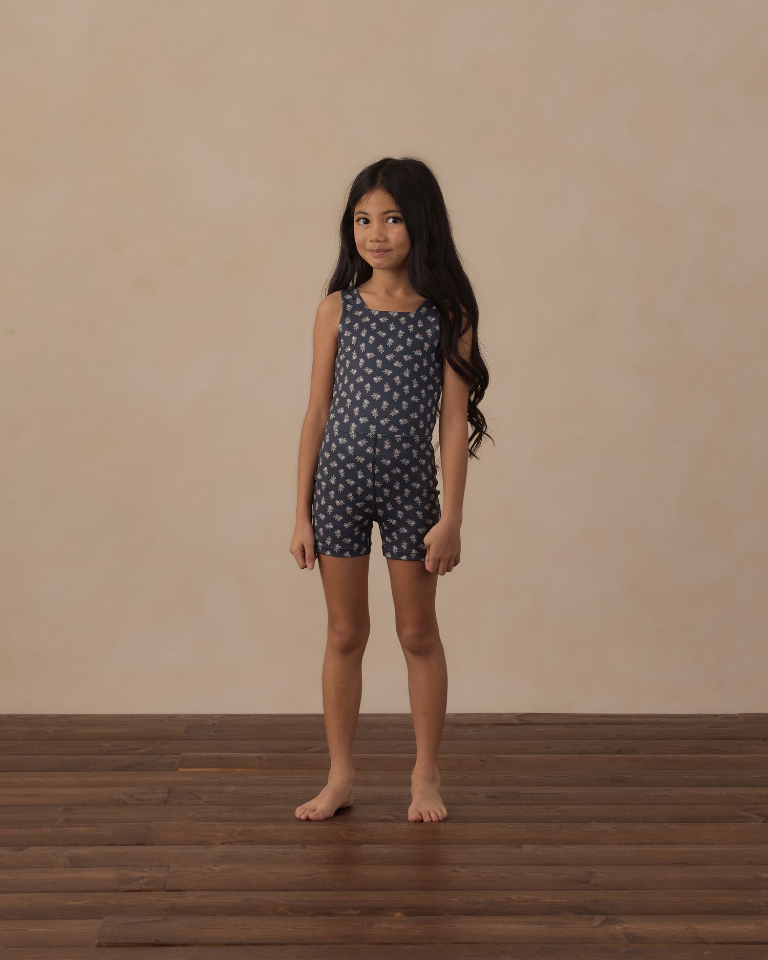 Rylee + Cru Play X Play Malibu Bodysuit - Blue Blooms