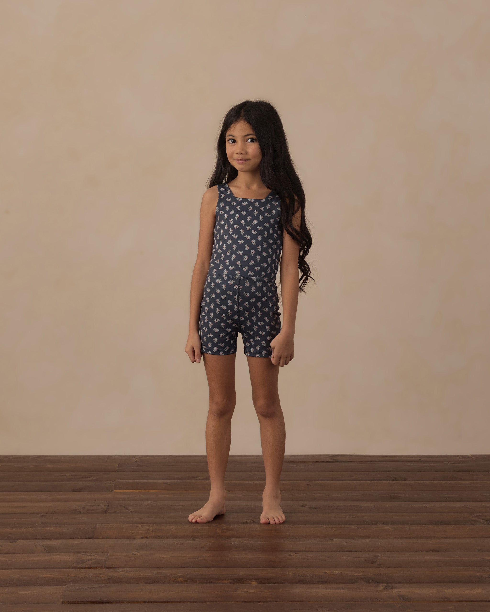 Rylee + Cru Play X Play Malibu Bodysuit - Blue Blooms