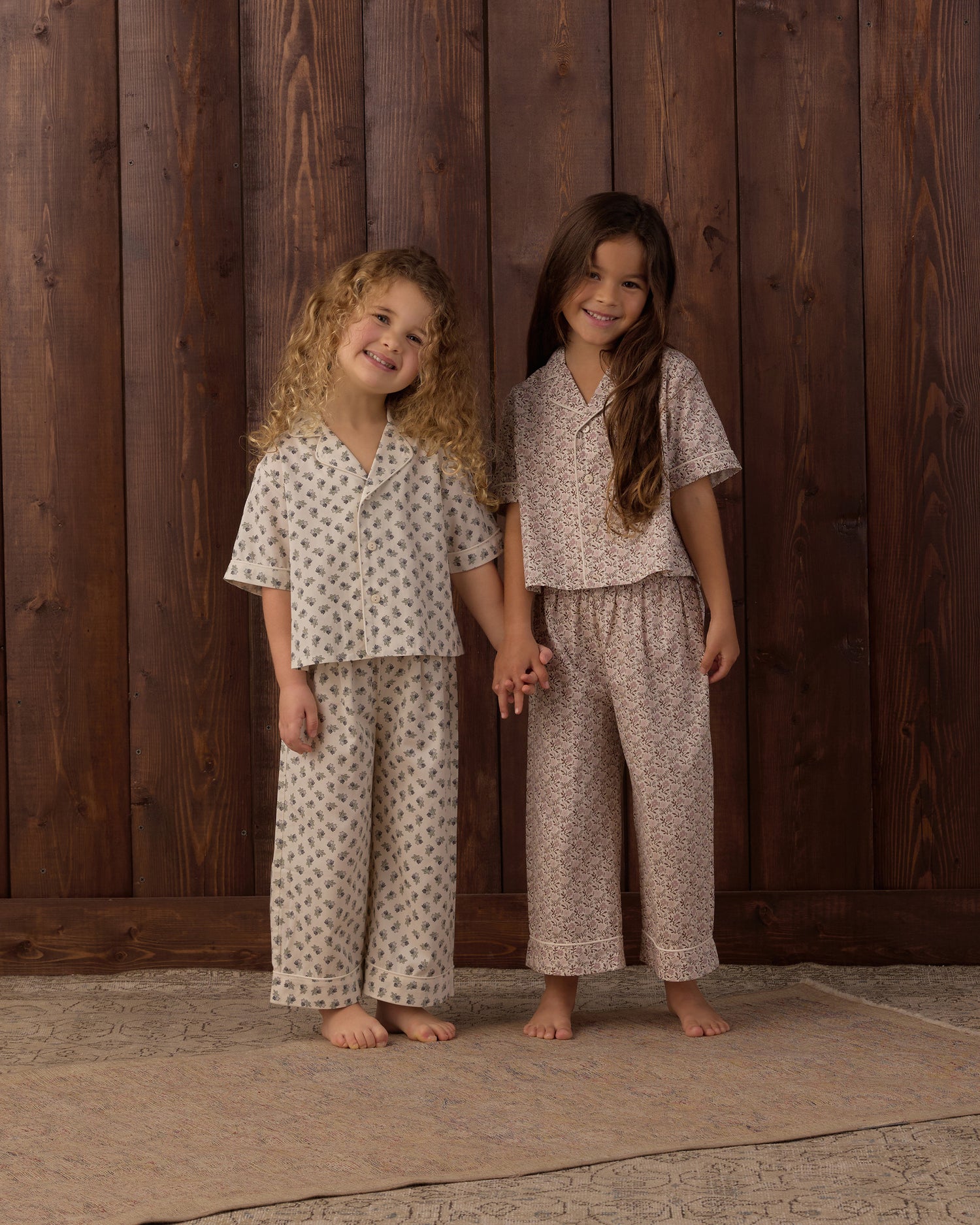 Rylee + Cru Woven Pajama Set - Vintage Fleur