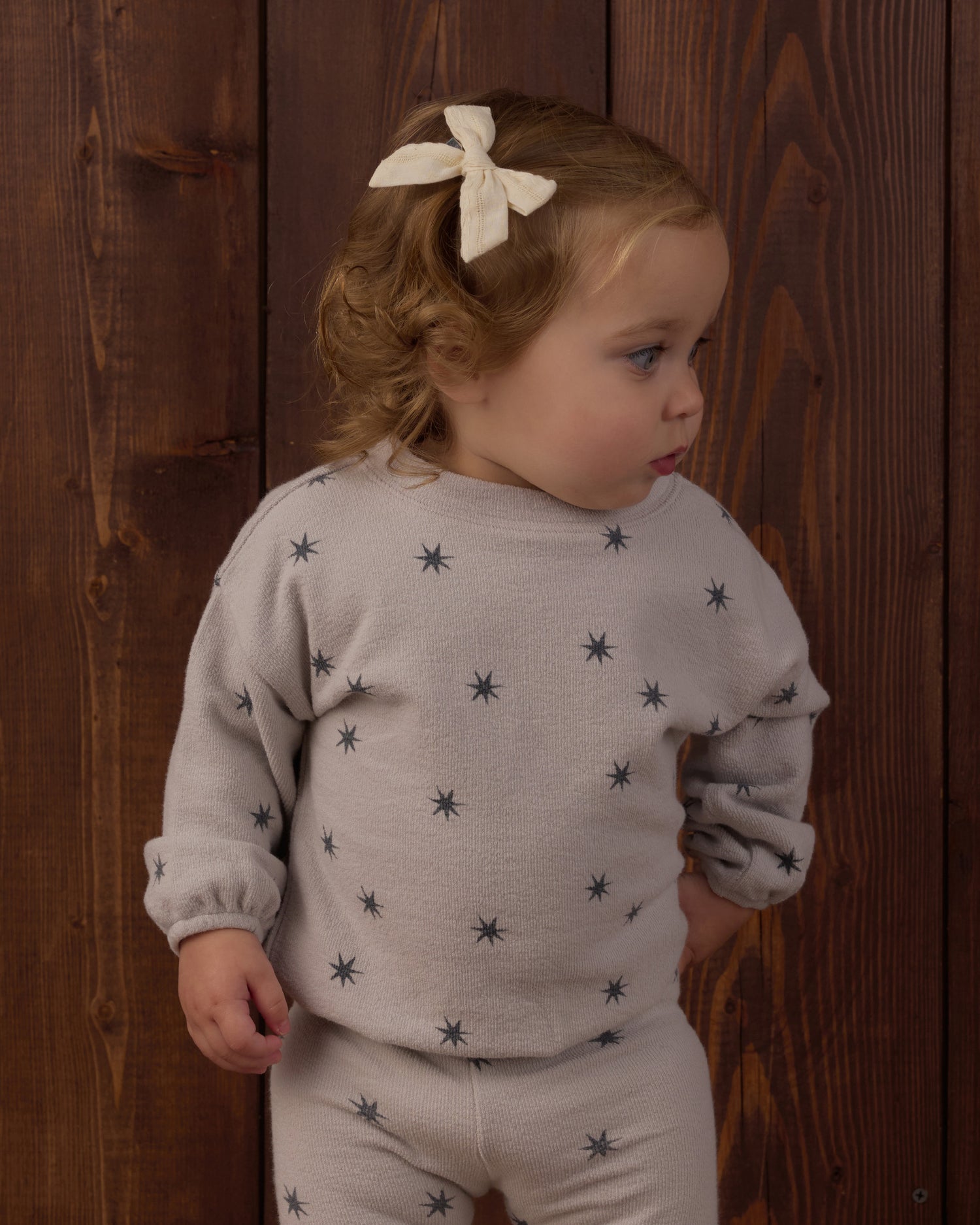 Rylee + Cru Spongey Knit Set - Stars