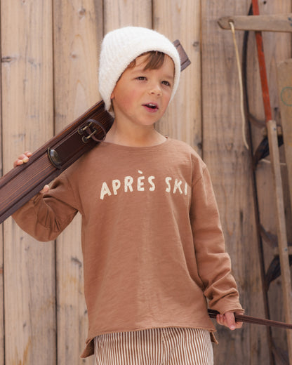 Rylee + Cru Raw Edge Long Sleeve Tee - Apres Ski