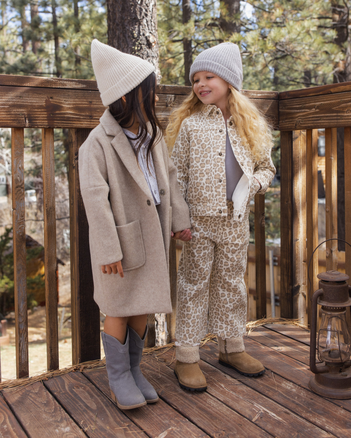 Rylee + Cru Longline Coat - Stone