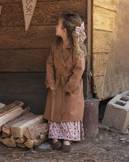 Rylee + Cru Trench Coat - Clay