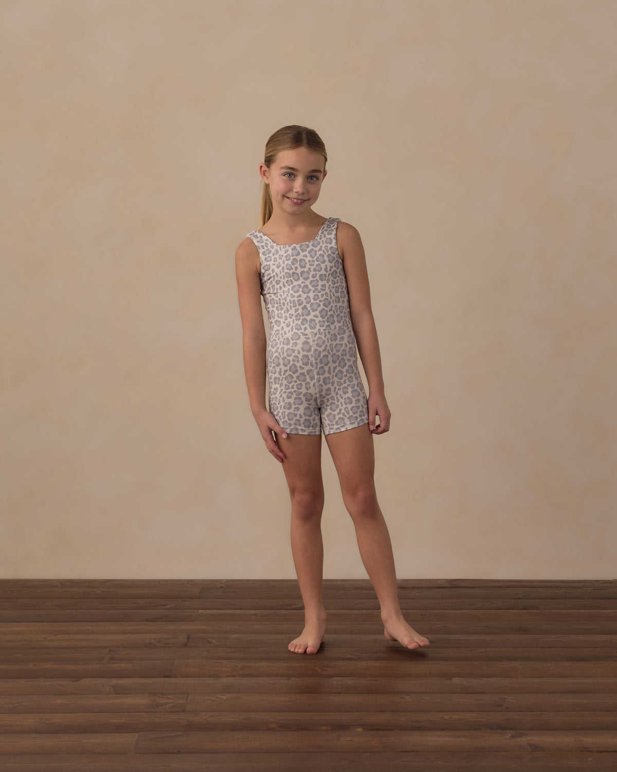 Rylee + Cru Play X Play Malibu Bodysuit - Blue Leopard
