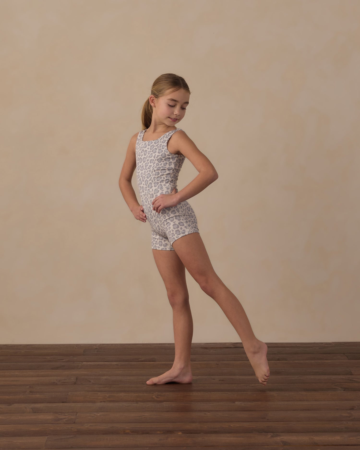 Rylee + Cru Play X Play Malibu Bodysuit - Blue Leopard