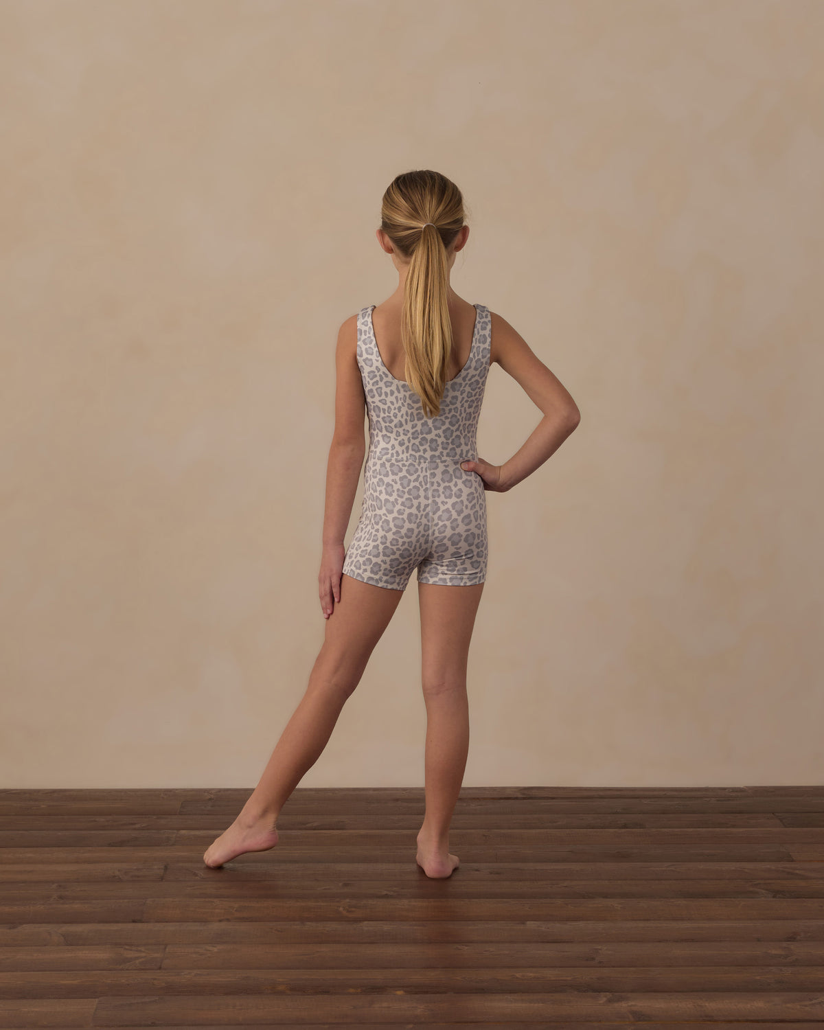 Rylee + Cru Play X Play Malibu Bodysuit - Blue Leopard