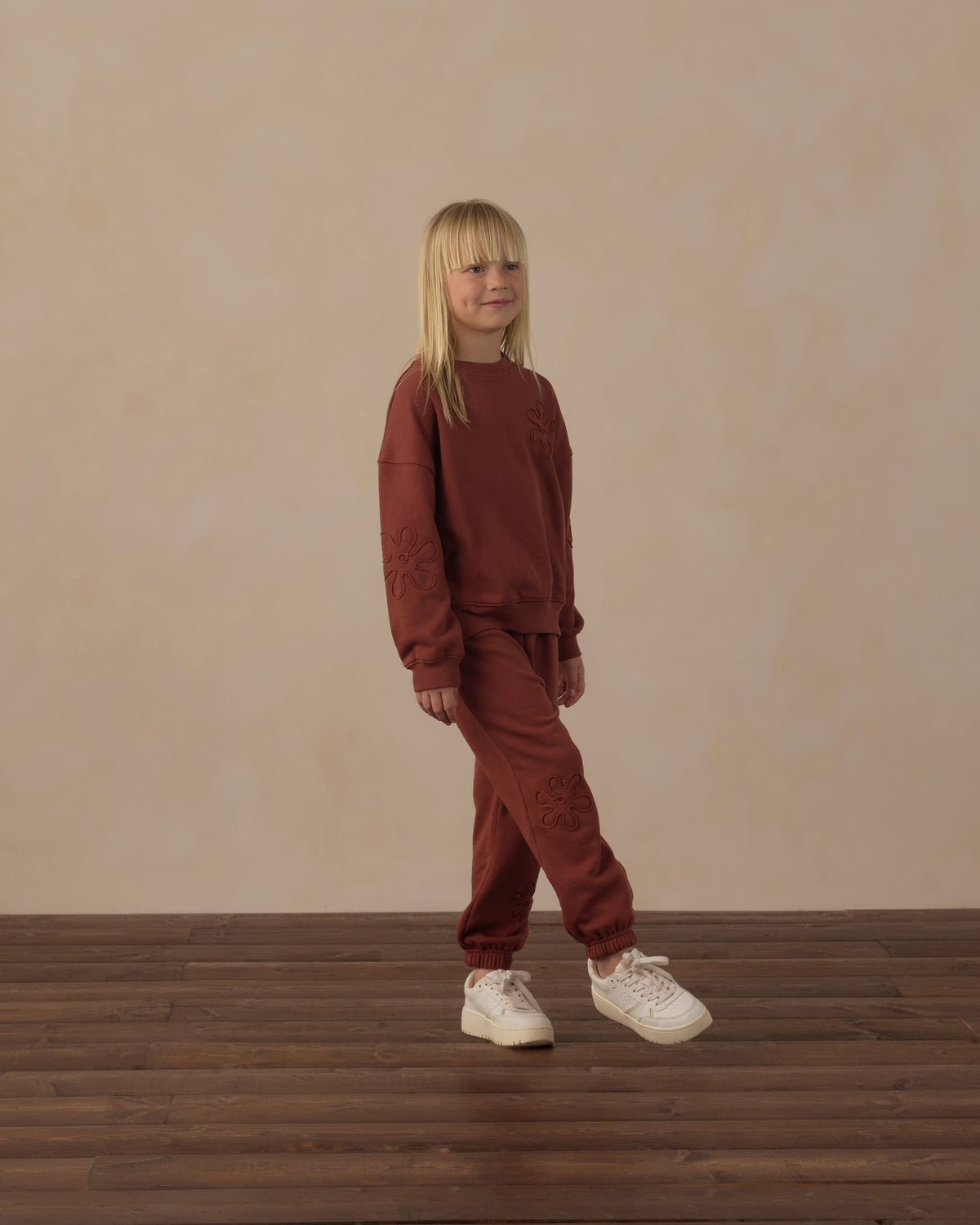 Rylee + Cru Play X Play Baggy Sweatpant - Brick