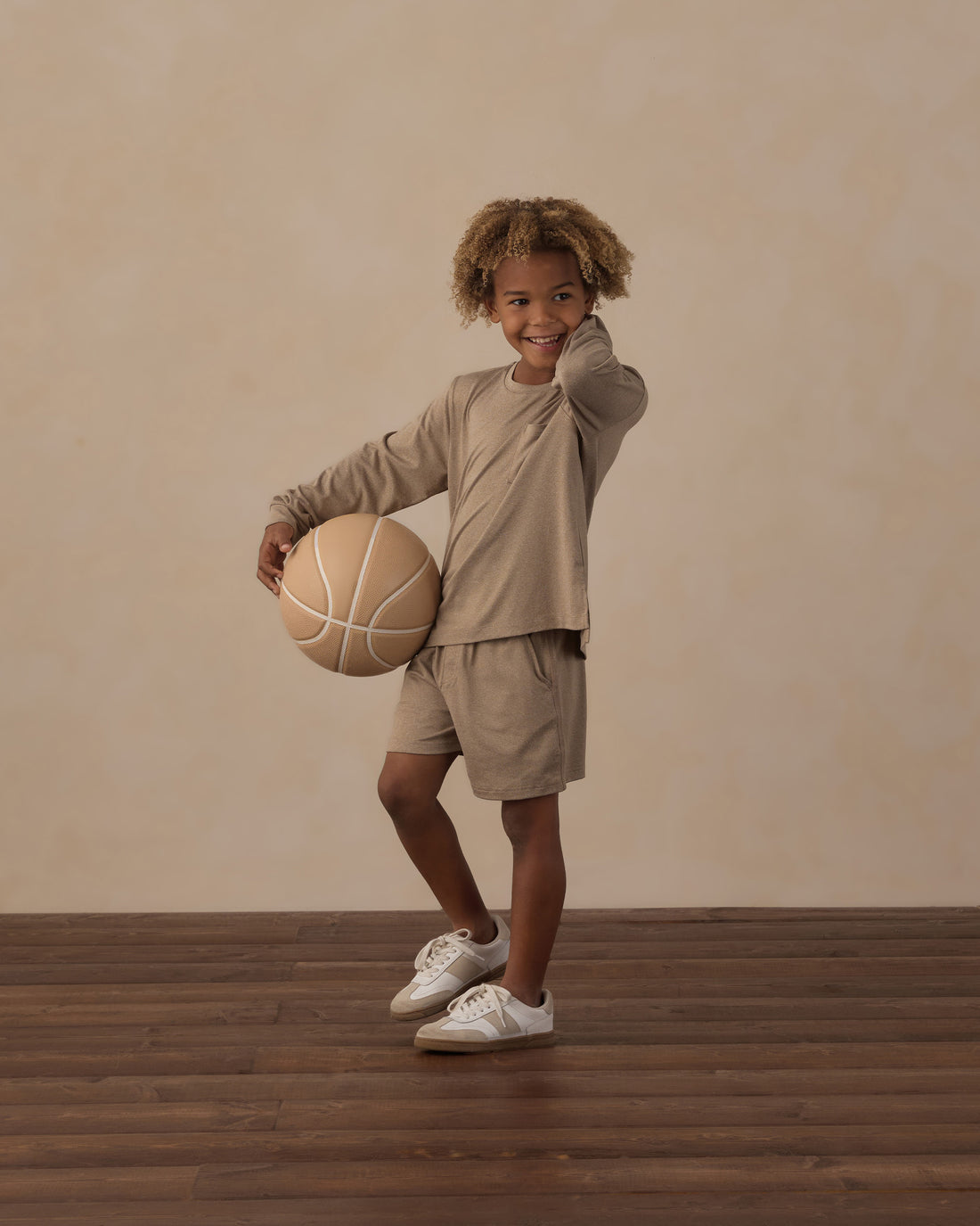 Rylee + Cru Play X Play Oceanside Tech Short - Heathered Olive
