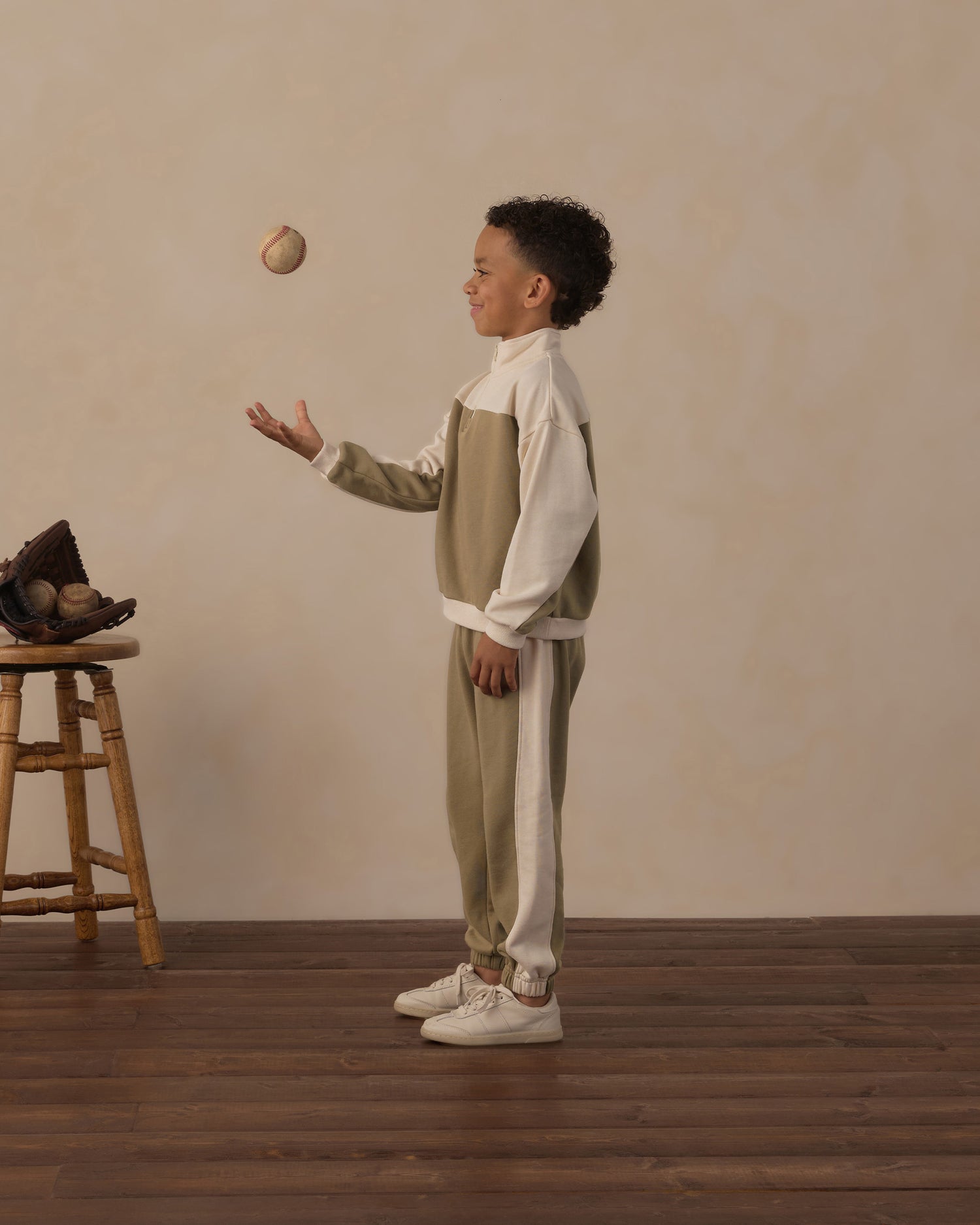 Rylee + Cru Play X Play Paneled Sweatpant - Olive