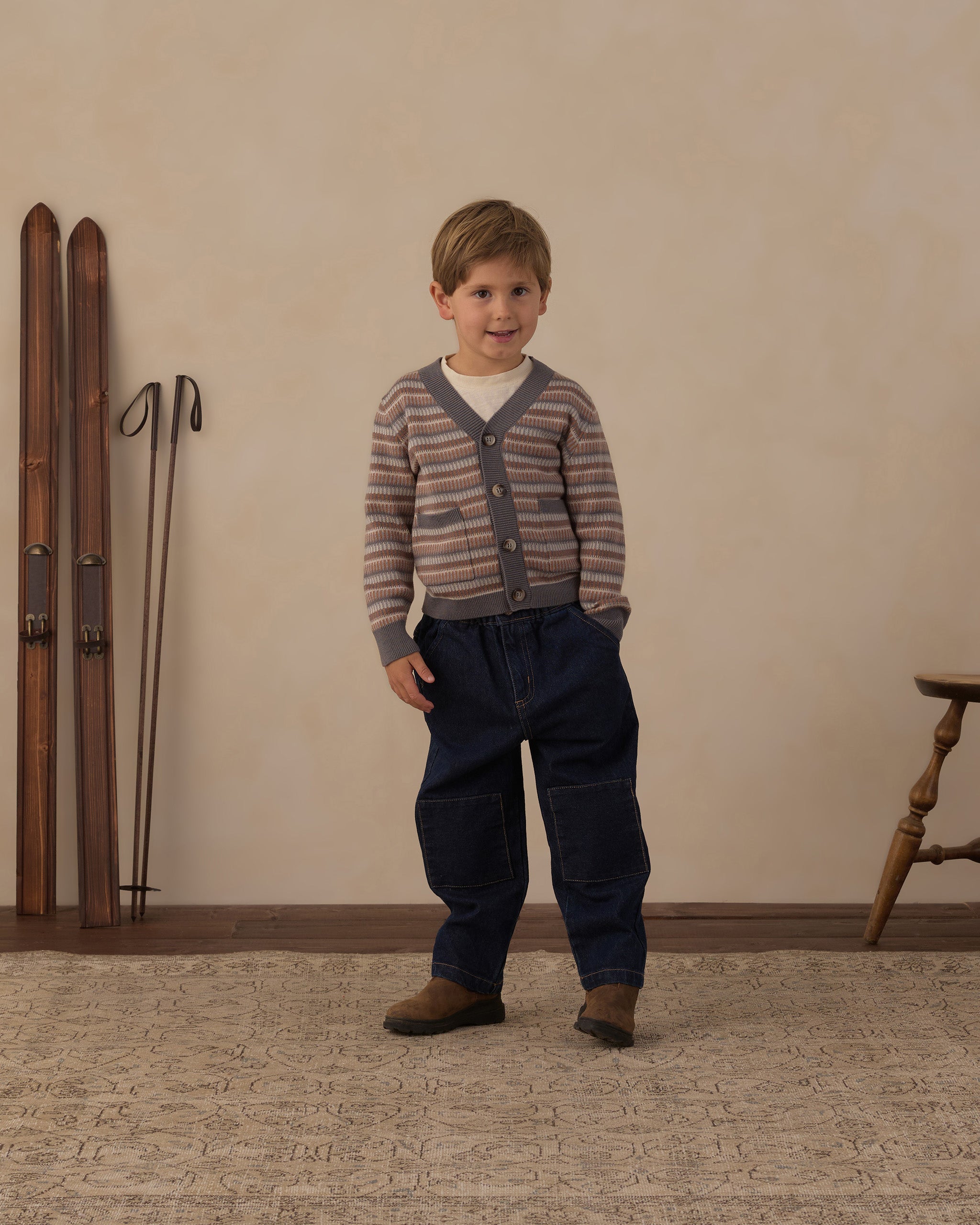 Rylee + Cru Wynn Cardigan - Multi Stripe