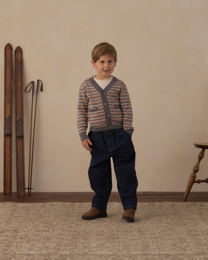 Rylee + Cru Wynn Cardigan - Multi Stripe