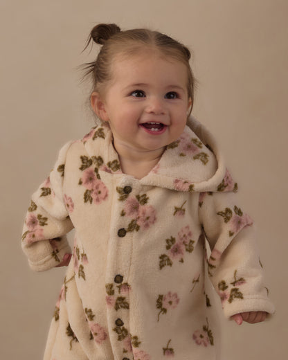 Rylee + Cru Fleece Jumpsuit - Rose Garden