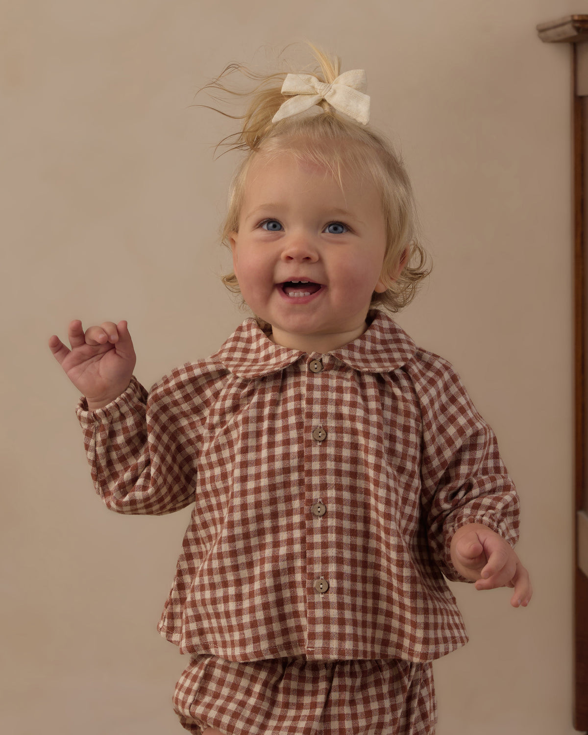Rylee + Cru Nellie Set - Brick Check