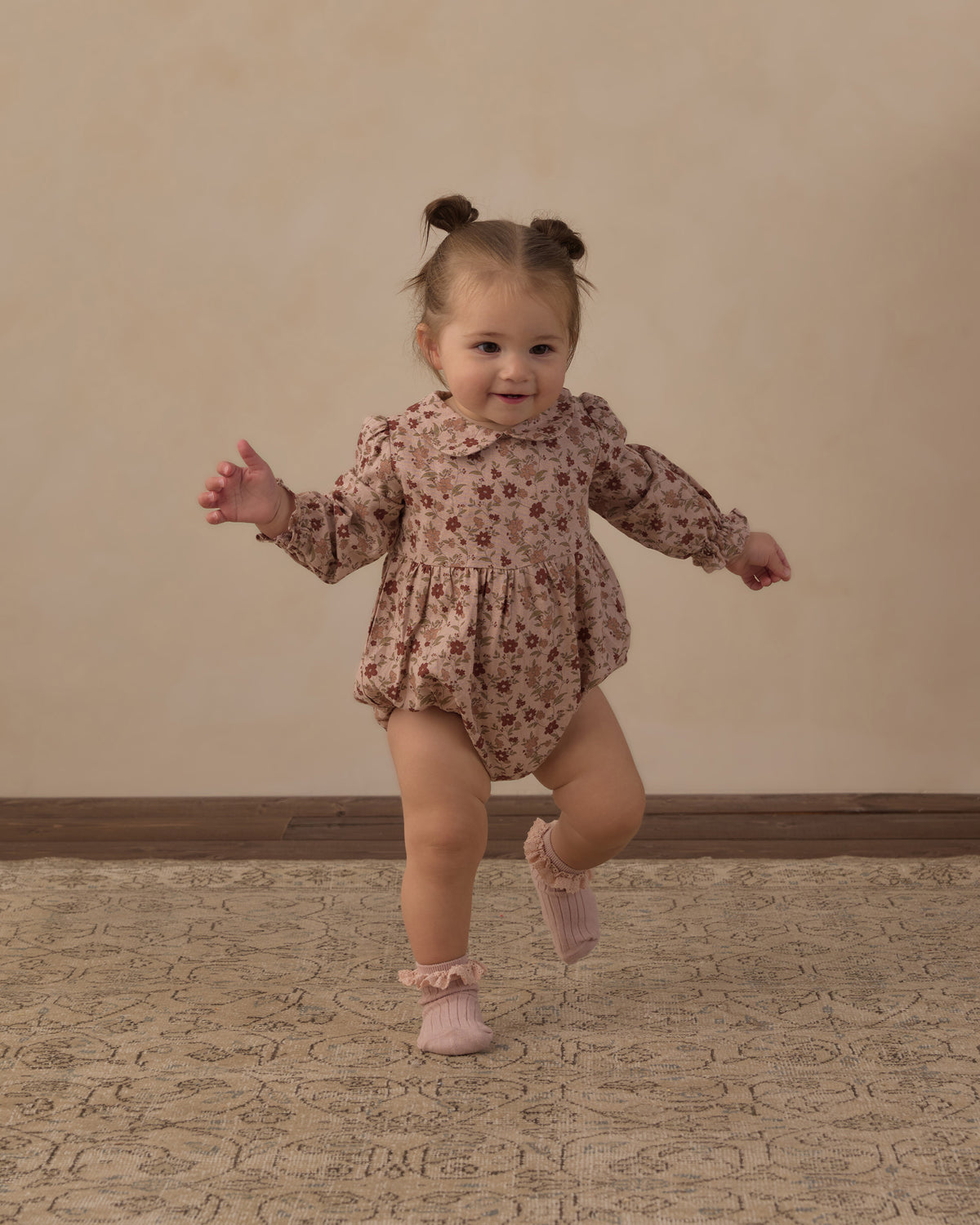 Rylee + Cru Cora Romper - Pink Floral