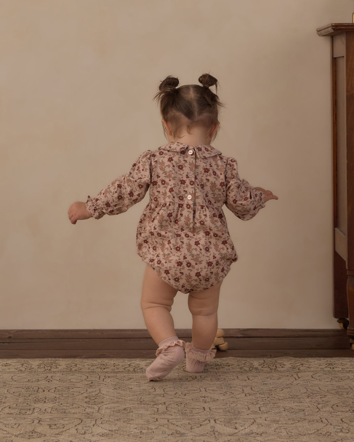 Rylee + Cru Cora Romper - Pink Floral