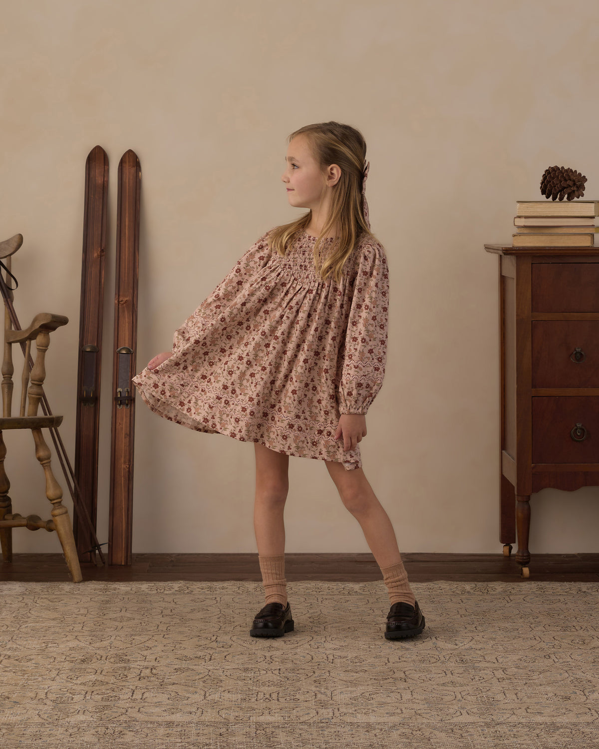 Rylee + Cru Selene Dress - Pink Floral