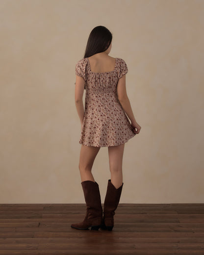Rylee + Cru Teen Ivy Dress - Pink Floral