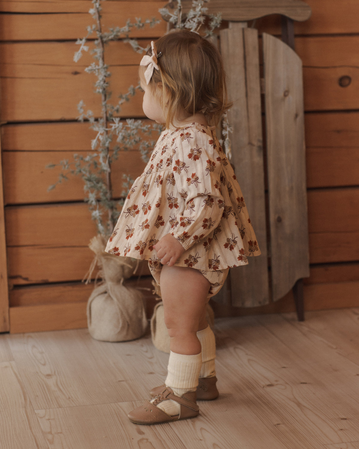 Rylee + Cru Sophia Top + Bloomer Set - Bouquet