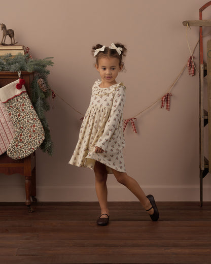 Rylee + Cru Ruffle Collar Dress - Ruby Bloom