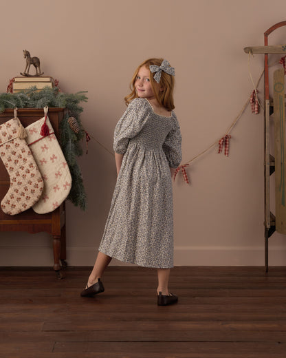 Rylee + Cru Della Dress - Slate Floral