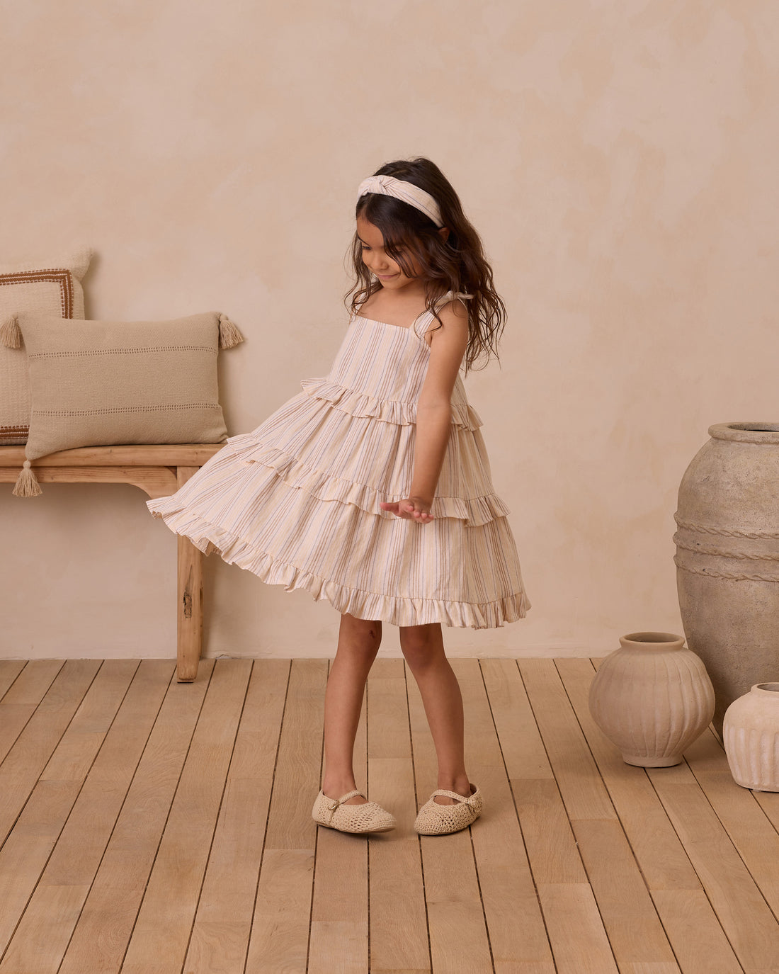 Rylee + Cru Knotted Headband - Summer Stripe