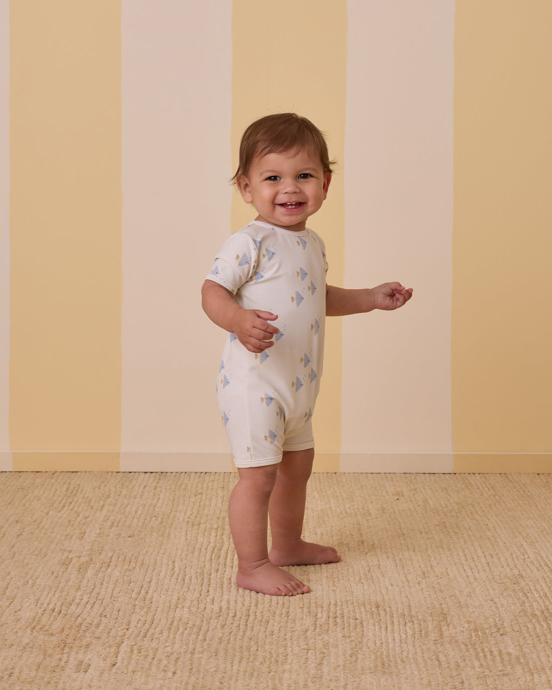 Rylee + Cru Shortie One Piece - Angel Fish