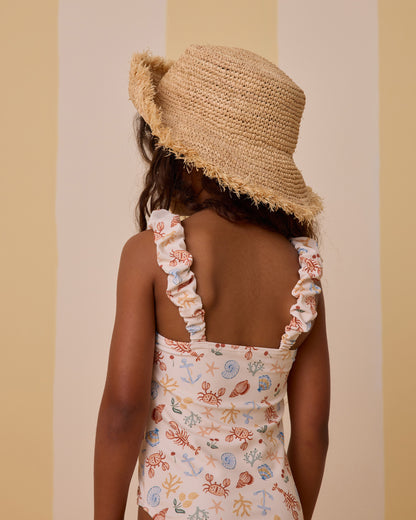 Rylee + Cru Scrunch One Piece - Nautical